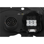 Front view product picture of SLV MEDO® PRO 90, ceiling-mounted light, round, 3000/4000K, 74W, trailing-edge phase, 80°, UGR<19, black