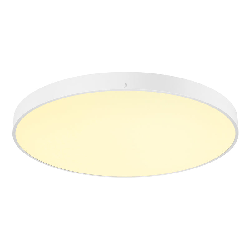 SLV MEDO® PRO 90, ceiling-mounted light, round, 3000/4000K, 74W, trailing-edge phase, 80°, UGR<19, white