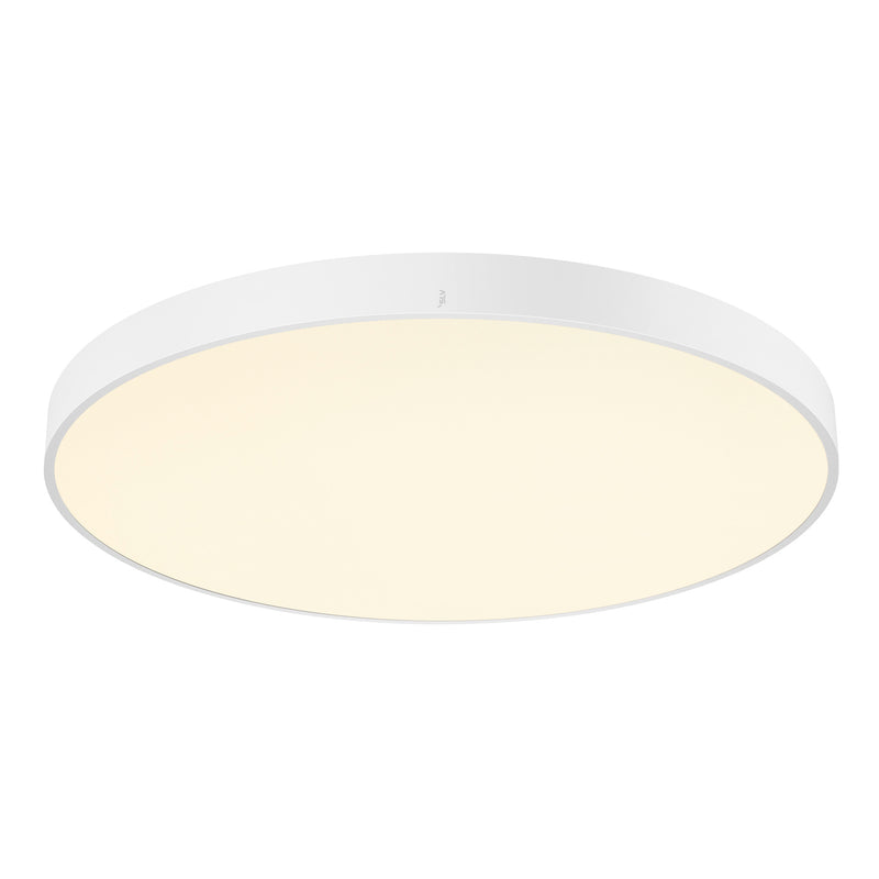 Bottom view product picture of SLV MEDO® PRO 90, ceiling-mounted light, round, 3000/4000K, 74W, trailing-edge phase, 80°, UGR<19, white