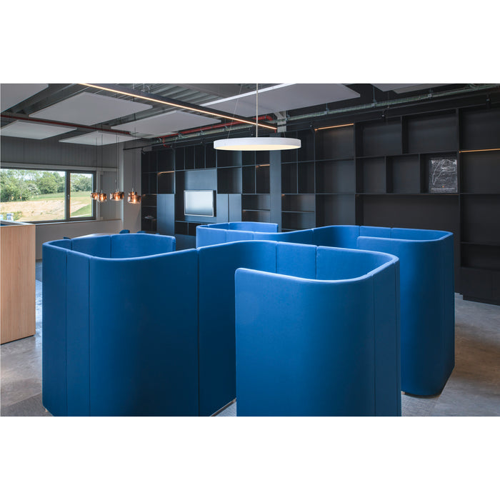 Ambient picture of SLV MEDO® PRO 90, ceiling-mounted light, round, 3000/4000K, 74W, trailing-edge phase, 80°, UGR<19, white