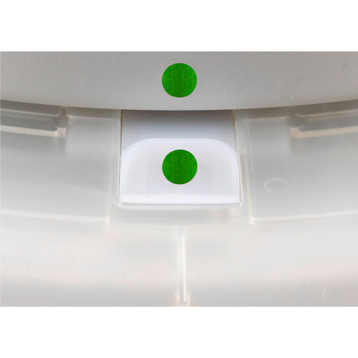 View from the left side product picture of SLV MEDO® PRO 90, ceiling-mounted light, round, 3000/4000K, 74W, trailing-edge phase, 80°, UGR<19, white