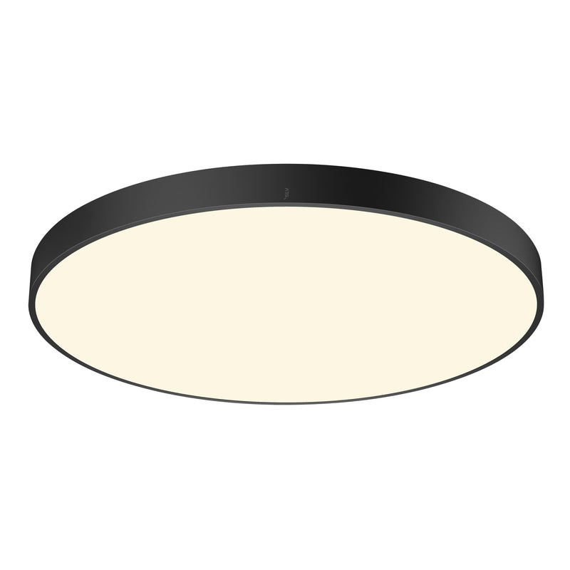 Bottom view product picture of SLV MEDO® PRO 90, ceiling-mounted light, round, 3000/4000K, 74W, trailing-edge phase, 110°, black