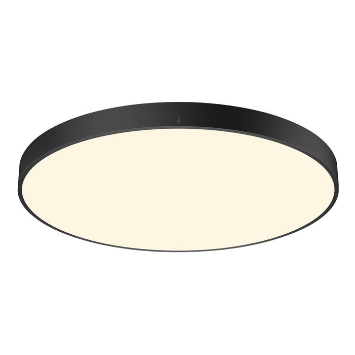 Bottom view product picture of SLV MEDO® PRO 90, ceiling-mounted light, round, 3000/4000K, 74W, trailing-edge phase, 110°, black