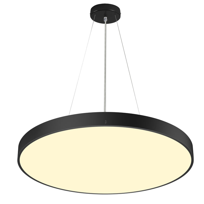 Detailed view product picture of SLV MEDO® PRO 90, ceiling-mounted light, round, 3000/4000K, 74W, trailing-edge phase, 110°, black