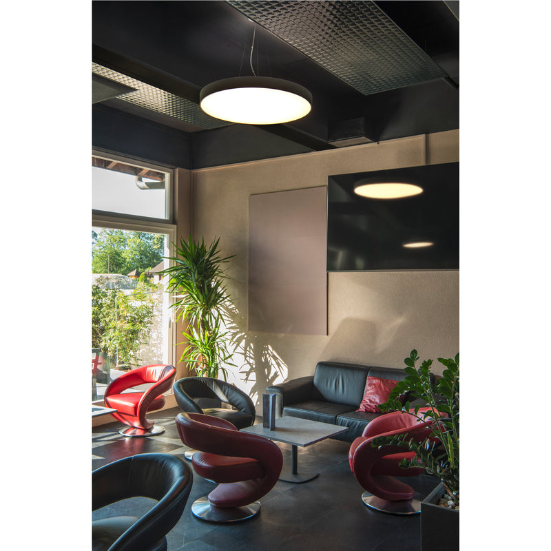 Ambient picture of SLV MEDO® PRO 90, ceiling-mounted light, round, 3000/4000K, 74W, trailing-edge phase, 110°, black