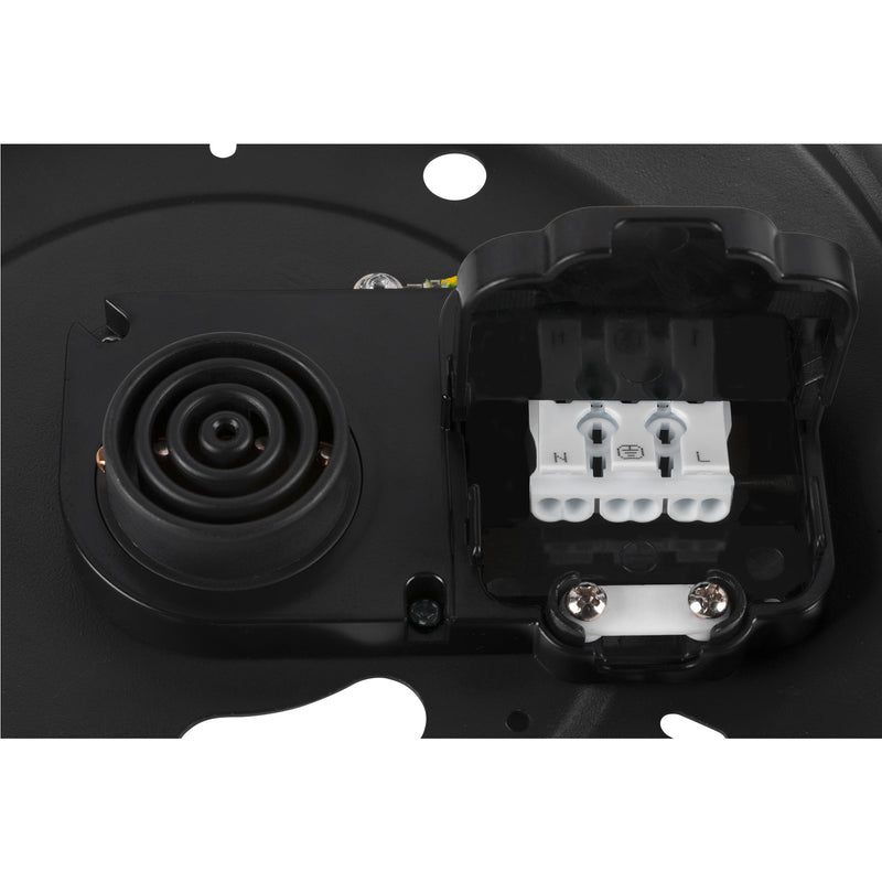 Sloping product picture of SLV MEDO® PRO 90, ceiling-mounted light, round, 3000/4000K, 74W, trailing-edge phase, 110°, black