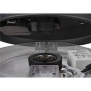 View from the left side product picture of SLV MEDO® 30, wall- and ceiling-mounted light, round, 2700/3000/4000K, 12W, trailing-edge phase, 110°, black