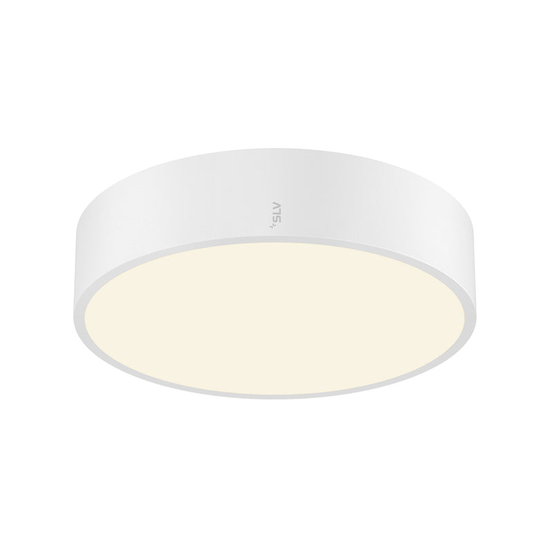 Bottom view product picture of SLV MEDO® 30, wall- and ceiling-mounted light, round, 2700/3000/4000K, 12W, trailing-edge phase, 110°, white