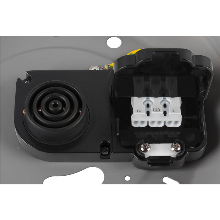 Top view product picture of SLV MEDO® 30, wall- and ceiling-mounted light, round, 2700/3000/4000K, 12W, trailing-edge phase, 110°, grey