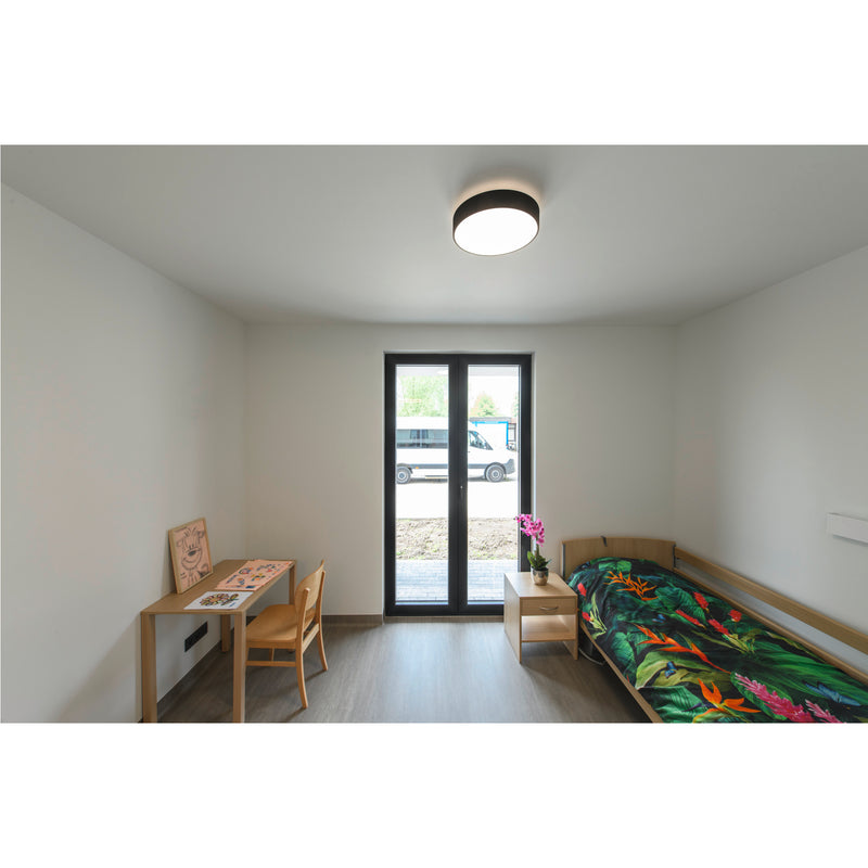 Ambient picture of SLV MEDO® 40, wall- and ceiling-mounted light, round, 2700/3000/4000K, 20W, trailing-edge phase, 110°, black