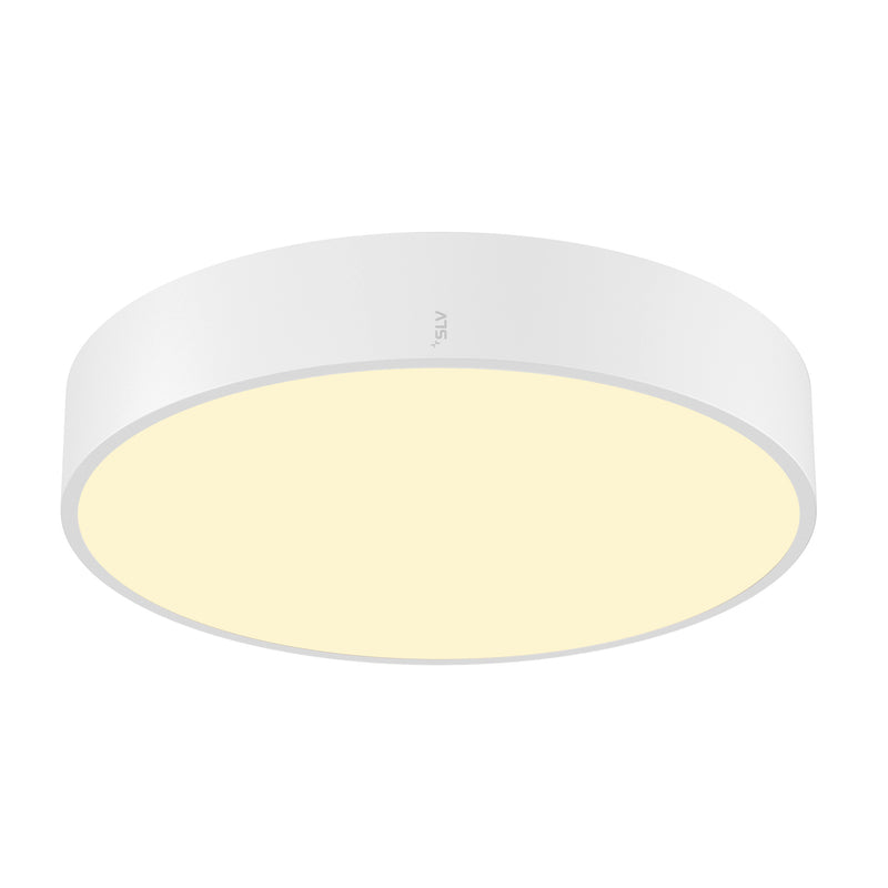 SLV MEDO® 40, wall- and ceiling-mounted light, round, 2700/3000/4000K, 20W, trailing-edge phase, 110°, white