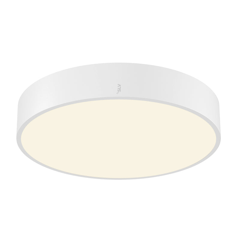 Bottom view product picture of SLV MEDO® 40, wall- and ceiling-mounted light, round, 2700/3000/4000K, 20W, trailing-edge phase, 110°, white
