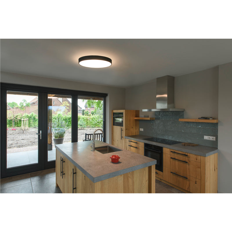 Ambient picture of SLV MEDO® 60, wall- and ceiling-mounted light, round, 2700/3000/4000K, 39W, trailing-edge phase, 110°, black