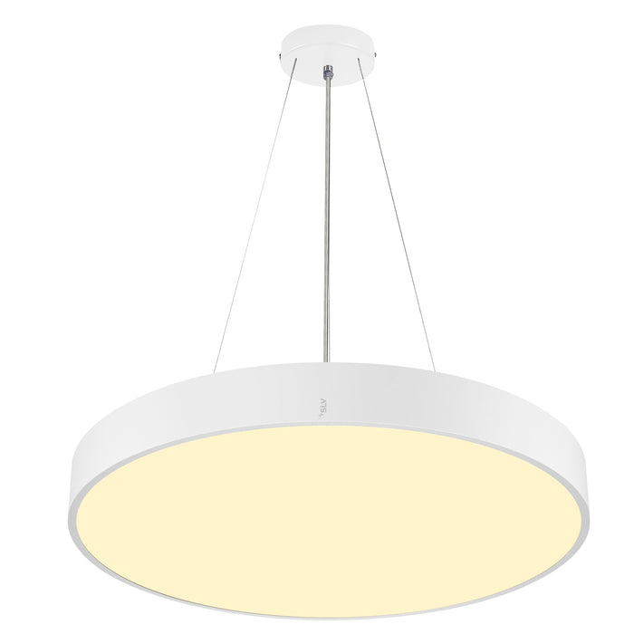 View from the left side product picture of SLV MEDO® 60, wall- and ceiling-mounted light, round, 2700/3000/4000K, 39W, trailing-edge phase, 110°, white