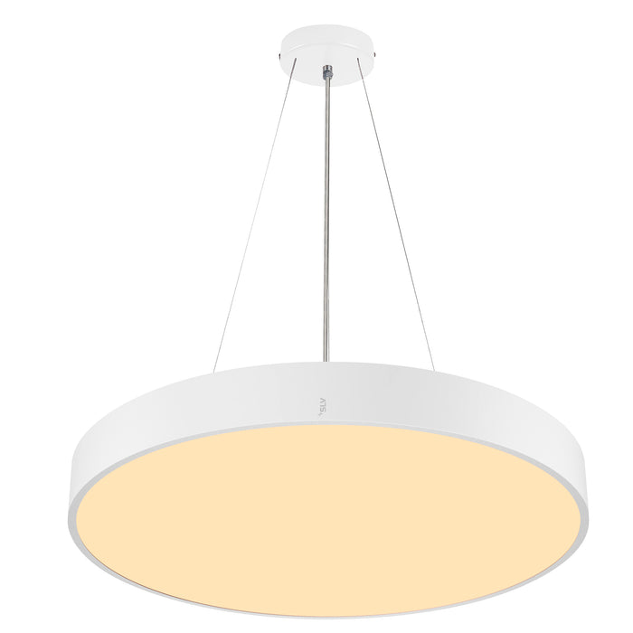 View from the right side product picture of SLV MEDO® 60, wall- and ceiling-mounted light, round, 2700/3000/4000K, 39W, trailing-edge phase, 110°, white