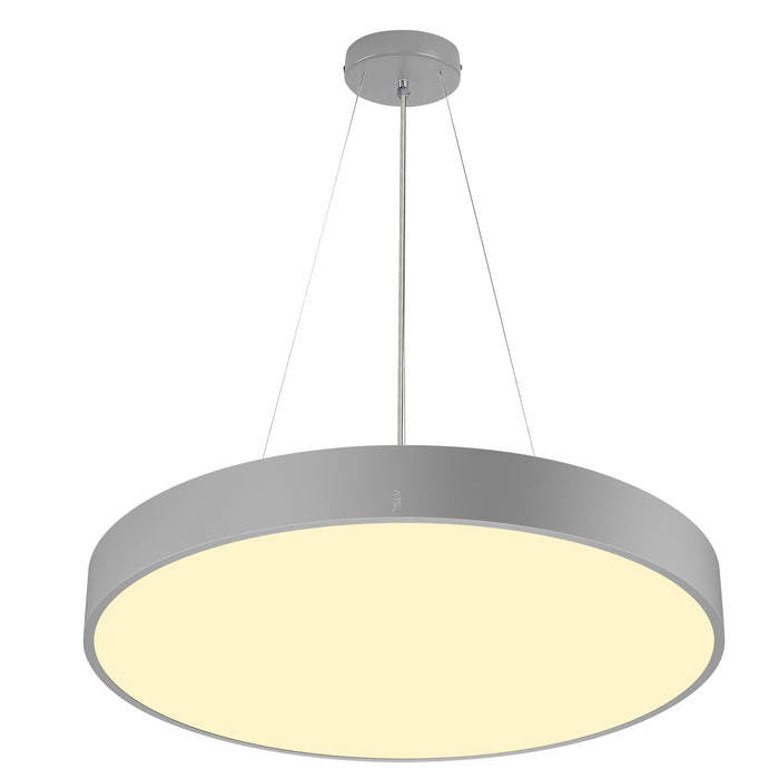 View from the right side product picture of SLV MEDO® 60, wall- and ceiling-mounted light, round, 2700/3000/4000K, 39W, trailing-edge phase, 110°, grey