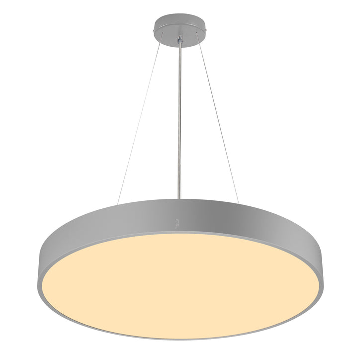 View from the left side product picture of SLV MEDO® 60, wall- and ceiling-mounted light, round, 2700/3000/4000K, 39W, trailing-edge phase, 110°, grey
