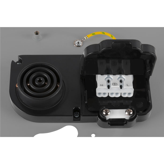 Front view product picture of SLV MEDO® 60, wall- and ceiling-mounted light, round, 2700/3000/4000K, 39W, trailing-edge phase, 110°, grey