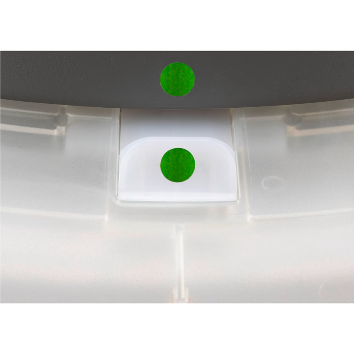 Bottom view product picture of SLV MEDO® 60, wall- and ceiling-mounted light, round, 2700/3000/4000K, 39W, trailing-edge phase, 110°, grey