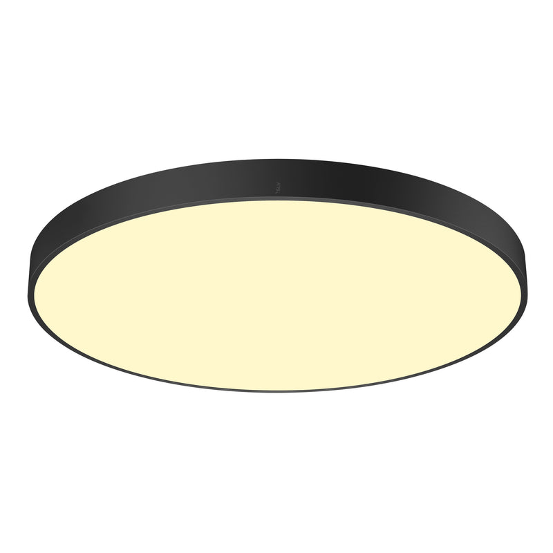 SLV MEDO® 90, ceiling-mounted light, round, 2700/3000/4000K, 79W, trailing-edge phase, 110°, black