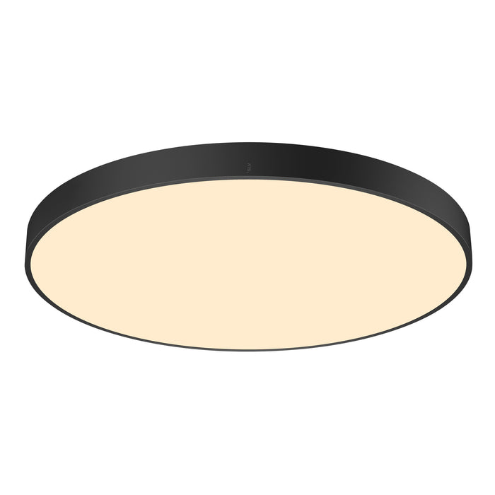 Back view product picture of SLV MEDO® 90, ceiling-mounted light, round, 2700/3000/4000K, 79W, trailing-edge phase, 110°, black