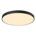 Back view product picture of SLV MEDO® 90, ceiling-mounted light, round, 2700/3000/4000K, 79W, trailing-edge phase, 110°, black
