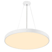 View from the left side product picture of SLV MEDO® 90, ceiling-mounted light, round, 2700/3000/4000K, 79W, trailing-edge phase, 110°, white