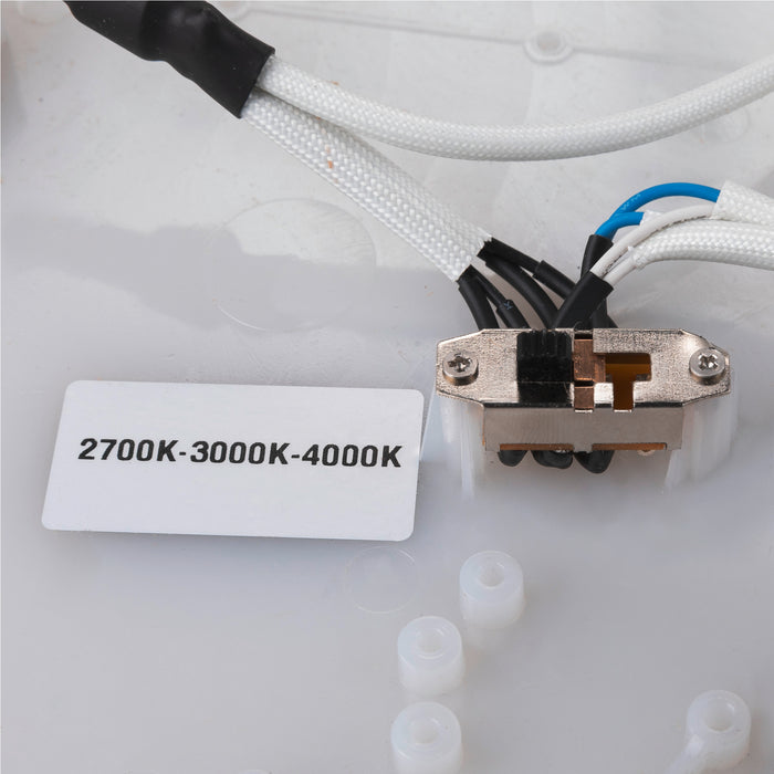 Sloping product picture of SLV MEDO® 90, ceiling-mounted light, round, 2700/3000/4000K, 79W, trailing-edge phase, 110°, white