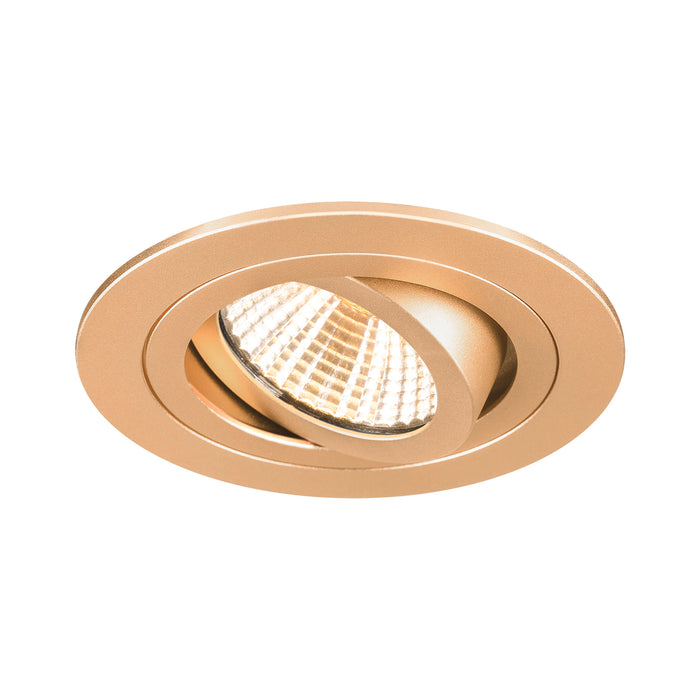 Bottom view product picture of SLV NEW TRIA® 68, ceiling installation ring, D: 8.2 H: 2.6 cm, IP 20, rose gold