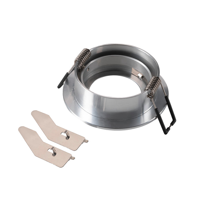 Back view product picture of SLV NEW TRIA® 68, ceiling installation ring, D: 8.2 H: 2.6 cm, IP 20, aluminium