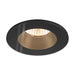 Bottom view product picture of SLV NEW TRIA® 68, ceiling installation ring, D: 8.3 H: 3.55 cm, IP 65, incl. glass, black
