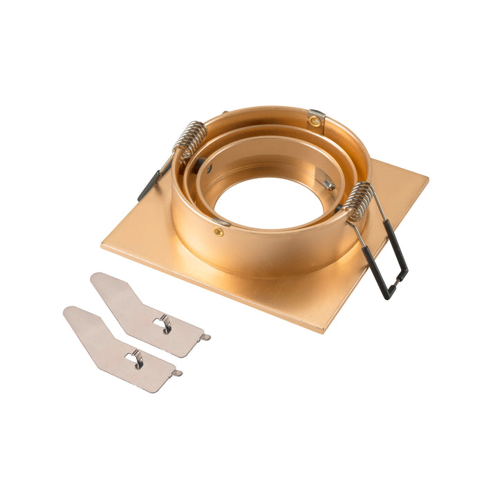 Back view product picture of SLV NEW TRIA® 75, ceiling installation ring, L: 9 W: 9 H: 2.6 cm, IP 20, rose gold