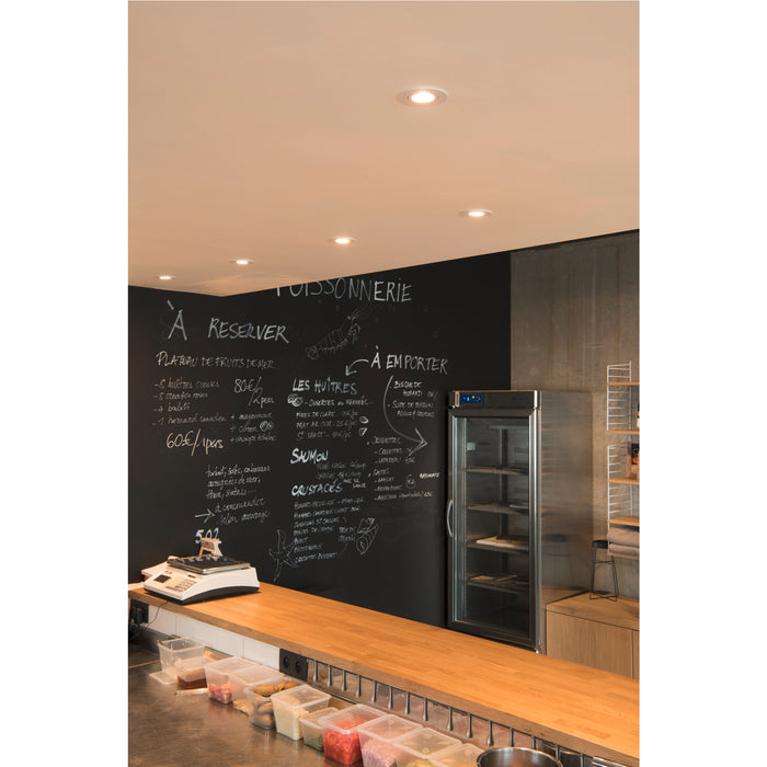 Ambient picture of SLV NEW TRIA® 75, ceiling installation ring, D: 9.3 H: 2.6 cm, IP 20, white