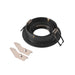 Back view product picture of SLV NEW TRIA® 75, ceiling installation ring, D: 9.3 H: 2.6 cm, IP 20, black