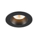 Bottom view product picture of SLV NEW TRIA® 68, ceiling installation ring, D: 8.2 H: 3.4 cm, IP 65, black