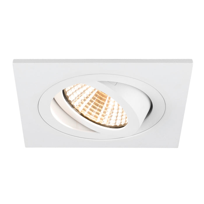 Bottom view product picture of SLV NEW TRIA® 75, ceiling installation ring, L: 9 W: 9 H: 2.6 cm, IP 20, white