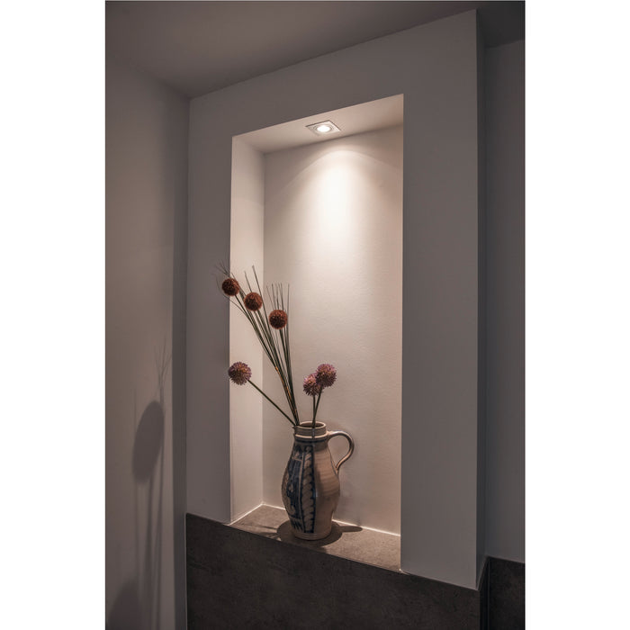 Ambient picture of SLV NEW TRIA® 75, ceiling installation ring, L: 9 W: 9 H: 2.6 cm, IP 20, aluminium