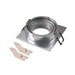 Back view product picture of SLV NEW TRIA® 75, ceiling installation ring, L: 9 W: 9 H: 2.6 cm, IP 20, aluminium
