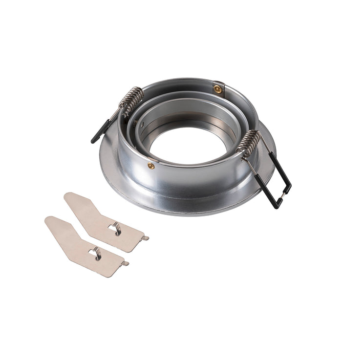 Back view product picture of SLV NEW TRIA® 75, ceiling installation ring, D: 9.3 H: 2.6 cm, IP 20, aluminium