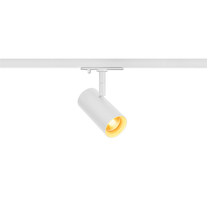 SLV Aluminium NOBLO® SPOT, 1~ spot, round, 2000-3000K, 8.4 W, dim-to-warm, trailing-edge phase, 36°, white