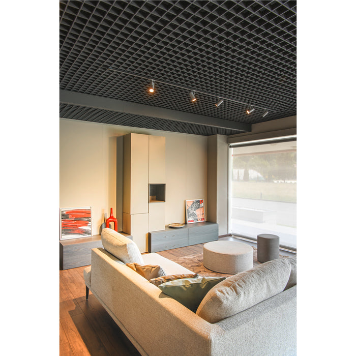 Ambient picture of SLV Aluminium NOBLO® SPOT, 1~ spot, round, 2000-3000K, 8.4 W, dim-to-warm, trailing-edge phase, 36°, grey