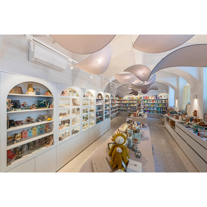 Similar figure of SLV Aluminium NOBLO® SPOT, 3~ spot, round, 2000-3000K, 8.4 W, dim-to-warm, trailing-edge phase, 36°, white