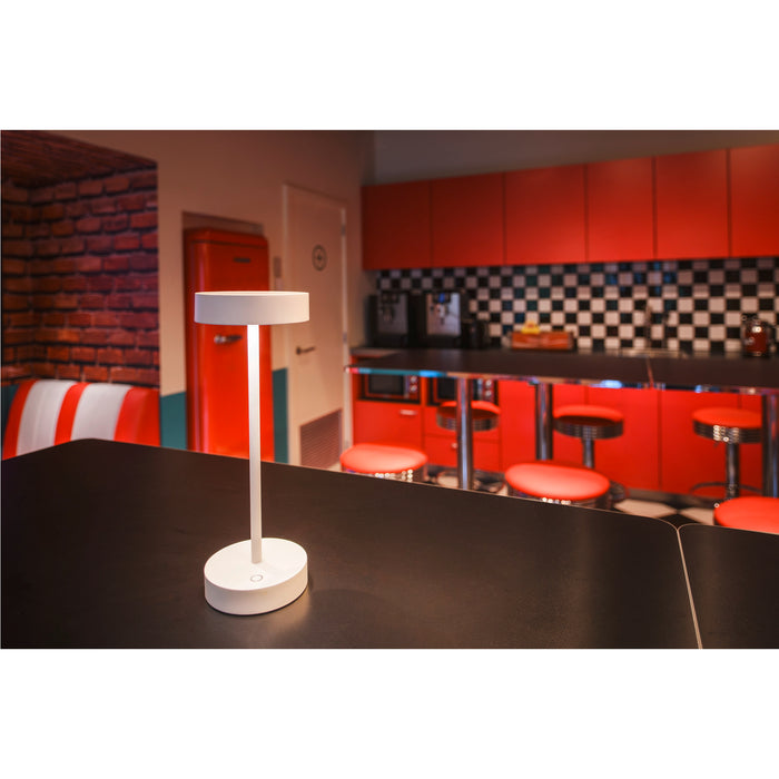 Similar figure of SLV VINOLINA, table lamp, battery, IP54, 2700/3000K, TOUCH, white