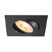 SLV Aluminium NEW TRIA® 68, recessed ceiling light, square, max. 10W GU10, black
