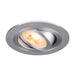SLV Aluminium NEW TRIA® 75, recessed ceiling light, round, max. 10W GU10, aluminium