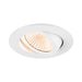 SLV Aluminium NEW TRIA® 68, recessed ceiling light, 2700K, 60°, IP 20, round, white