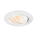 SLV Aluminium NEW TRIA® 68, recessed ceiling light, 3000K, 60°, IP 20, round, white