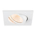 SLV Aluminium NEW TRIA® 68, recessed ceiling light, 2700K, 60°, IP 20, square, white