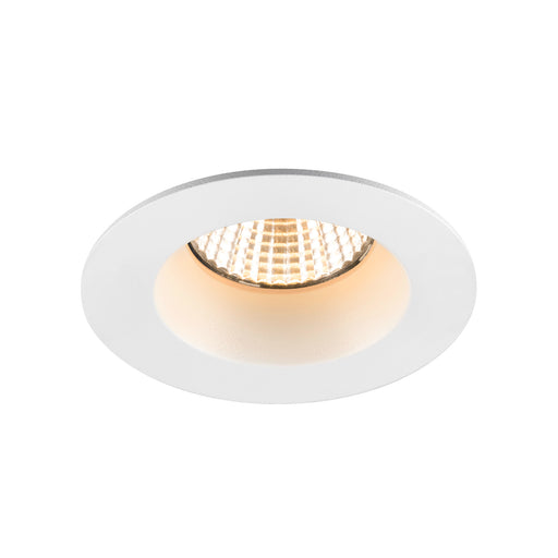 SLV Aluminium NEW TRIA® 68, recessed ceiling light, 3000K, 38°, IP 20 / IP 65, round, white
