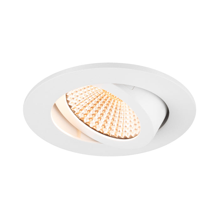 Bottom view product picture of SLV Aluminium NEW TRIA® 68, recessed ceiling light, 1800-3000K, 60°, IP 20, round, white